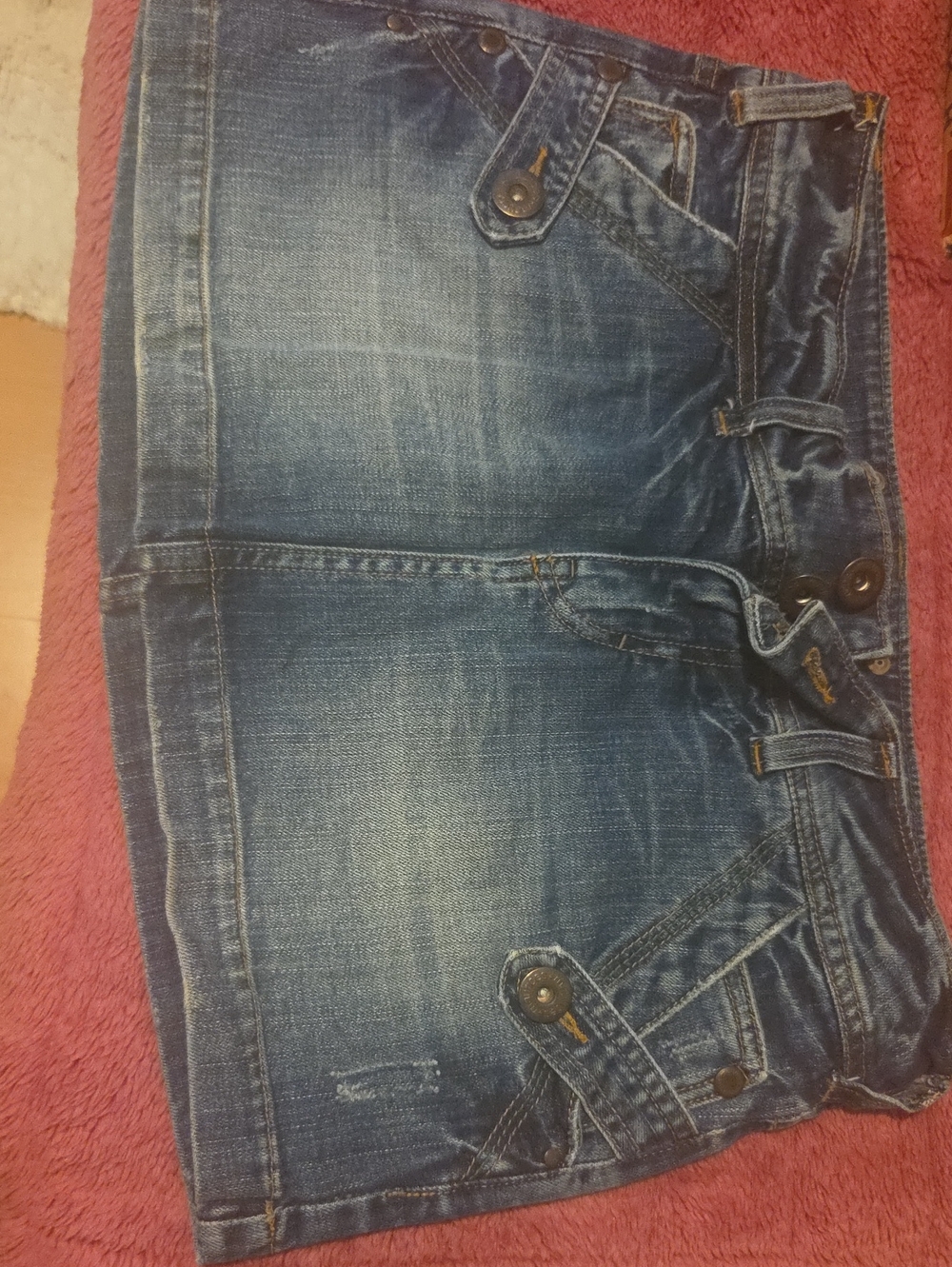 Maurices Blue Denim Mini Skirt